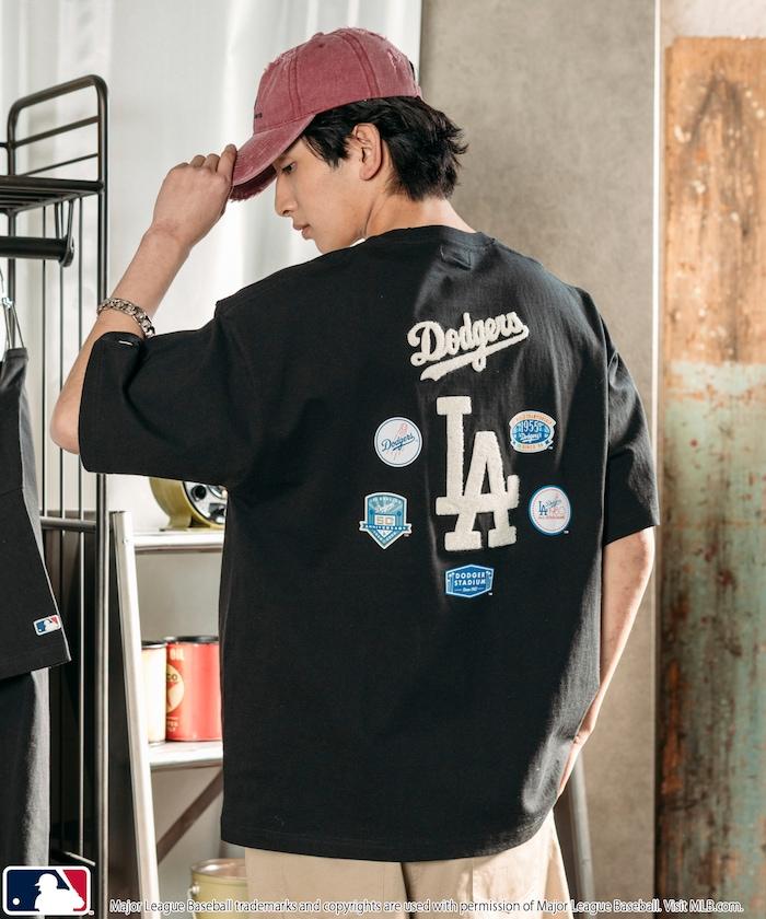 聯名 MLB背部圖案印花T恤
