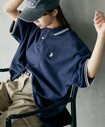 聯名 鹿子紋立領Polo衫【限定推出】