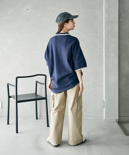 聯名 鹿子紋立領Polo衫【限定推出】