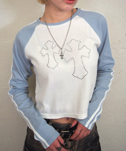 拉格朗十字領寶石上衣