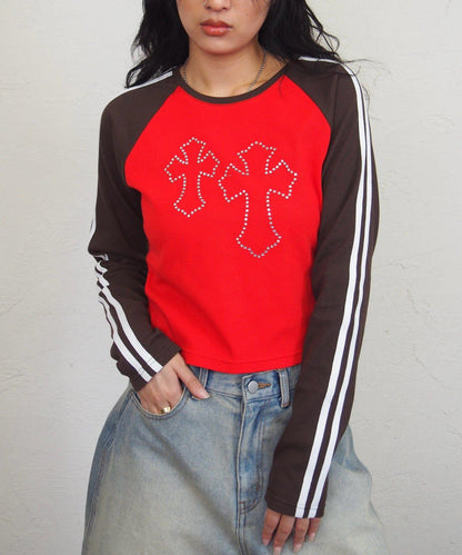 拉格朗十字領寶石上衣