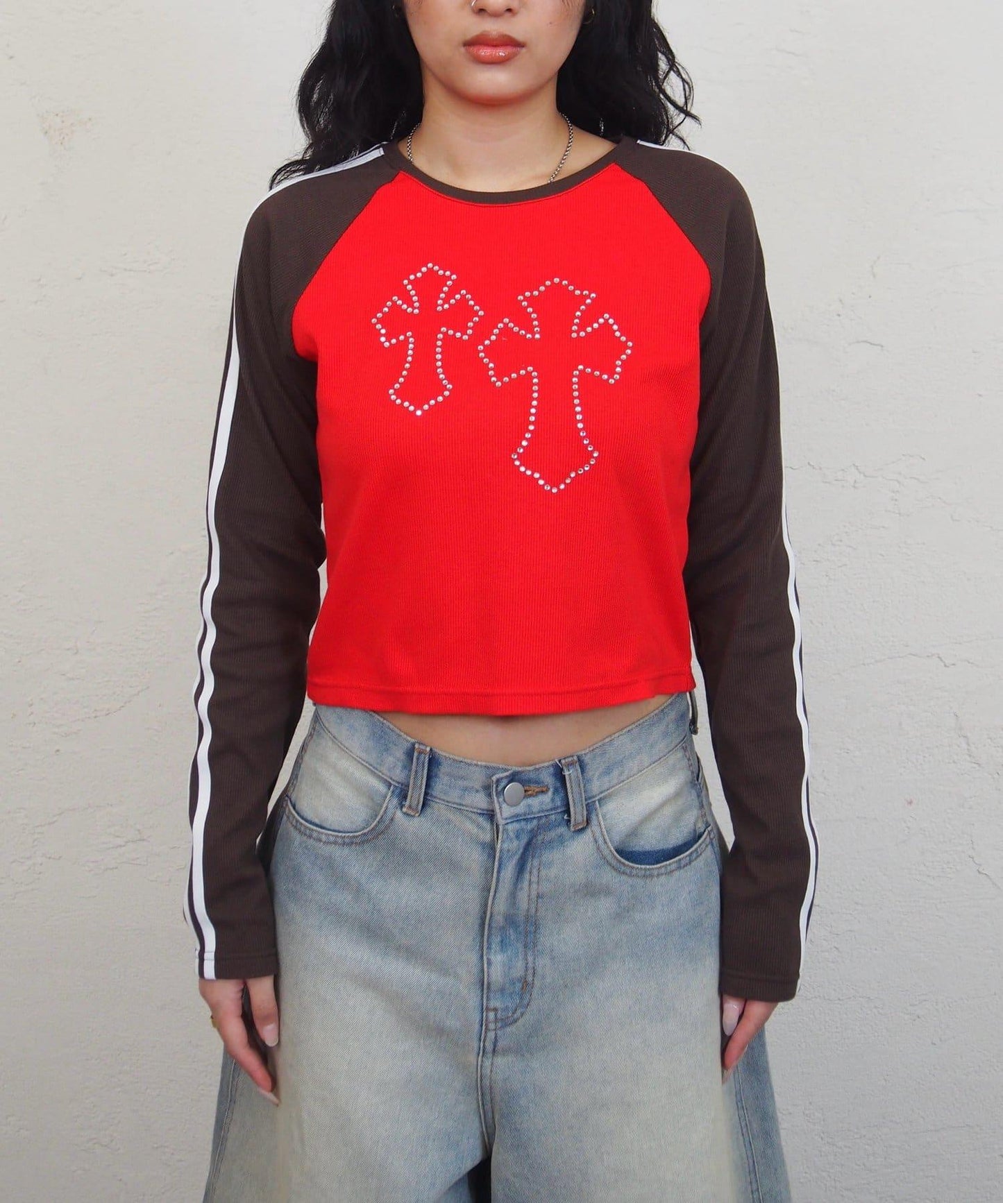 拉格朗十字領寶石上衣