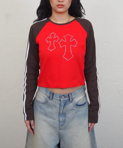 拉格朗十字領寶石上衣