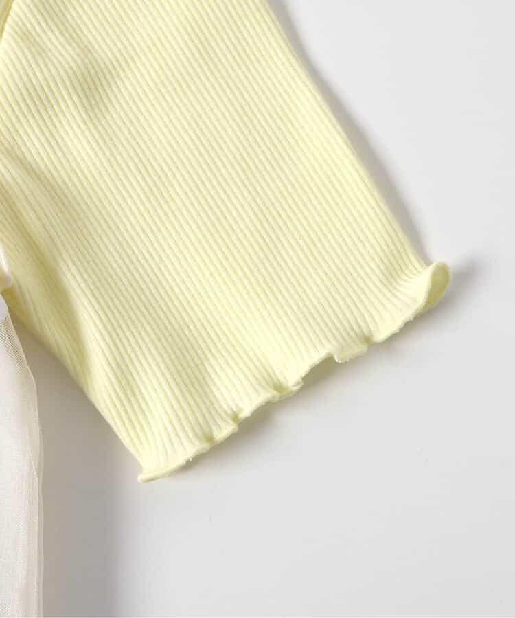 花朵刺繡拼接蕾絲上衣