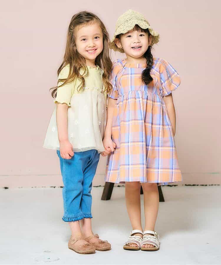 花朵刺繡拼接蕾絲上衣