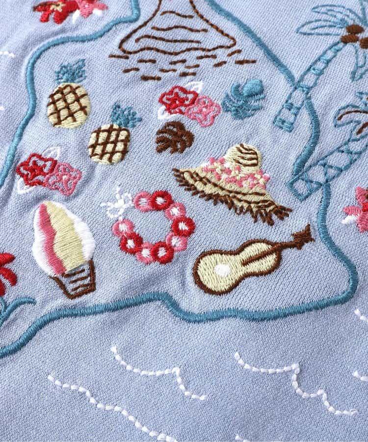 度假刺繡T恤