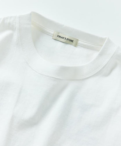 大尺寸設計背部刺繡圓領T恤 / TIGER