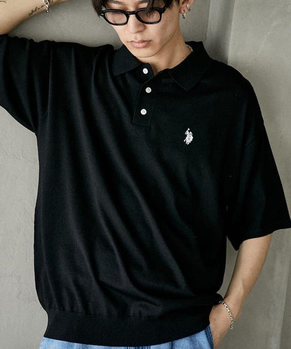 聯名 一點刺繡針織polo衫【限定推出】