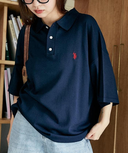 聯名 一點刺繡針織polo衫【限定推出】
