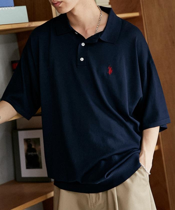 聯名 一點刺繡針織polo衫【限定推出】