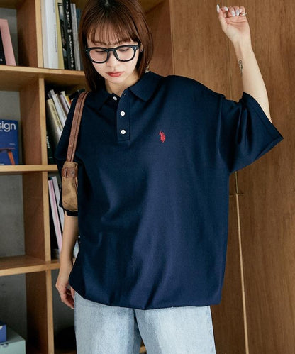 聯名 一點刺繡針織polo衫【限定推出】