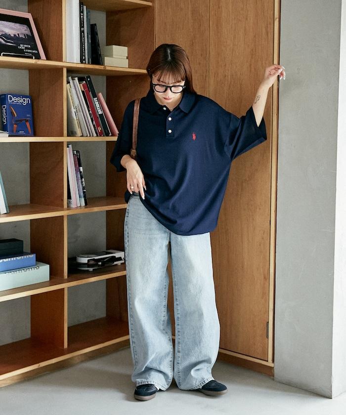 聯名 一點刺繡針織polo衫【限定推出】