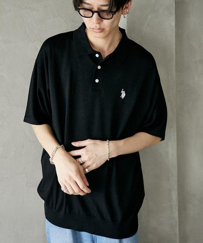 聯名 一點刺繡針織polo衫【限定推出】