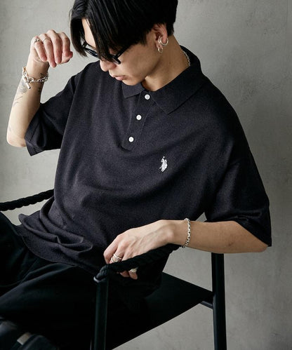 聯名 一點刺繡針織polo衫【限定推出】
