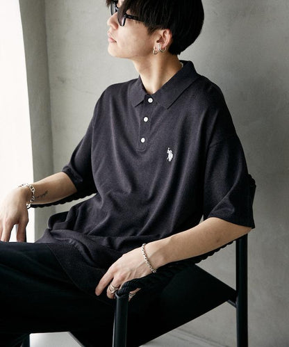 聯名 一點刺繡針織polo衫【限定推出】
