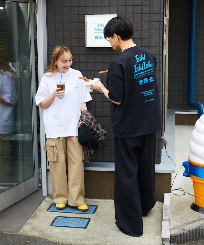 111根冬甩×FREAK'S STORE  大尺寸 後背印花 圓領 T恤