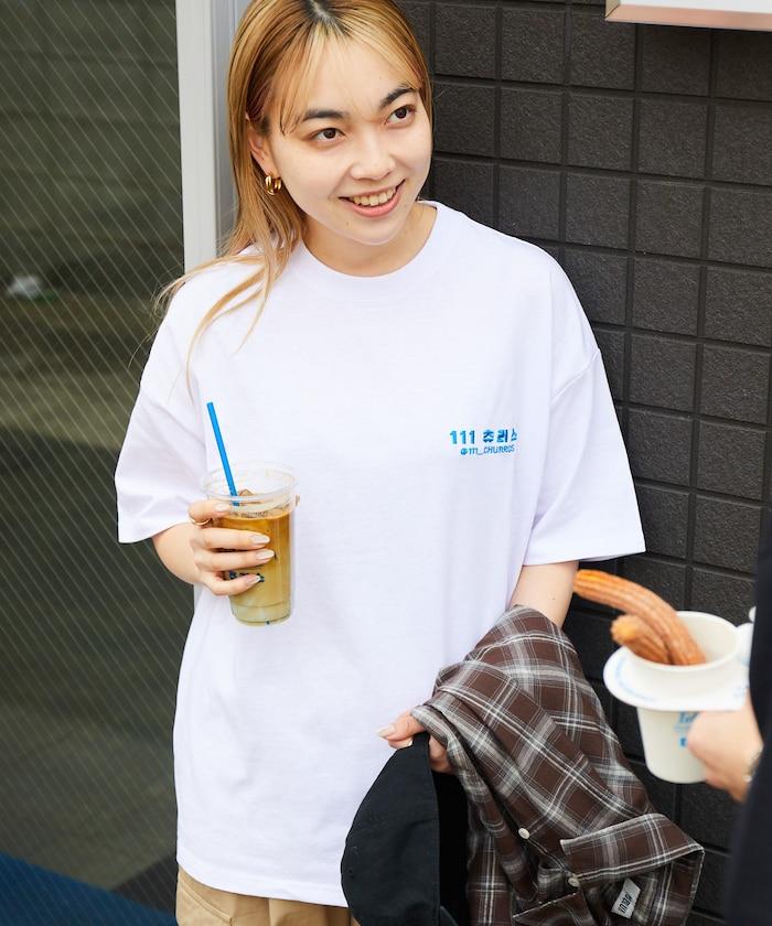 111根冬甩×FREAK'S STORE  大尺寸 後背印花 圓領 T恤