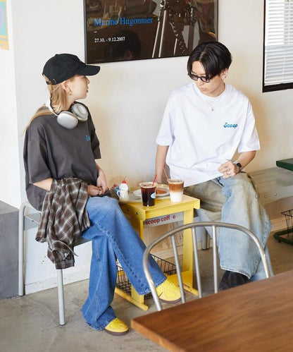 Scoop Coffee×FREAK'S STORE 聯名 大尺寸 後背印花 T恤
