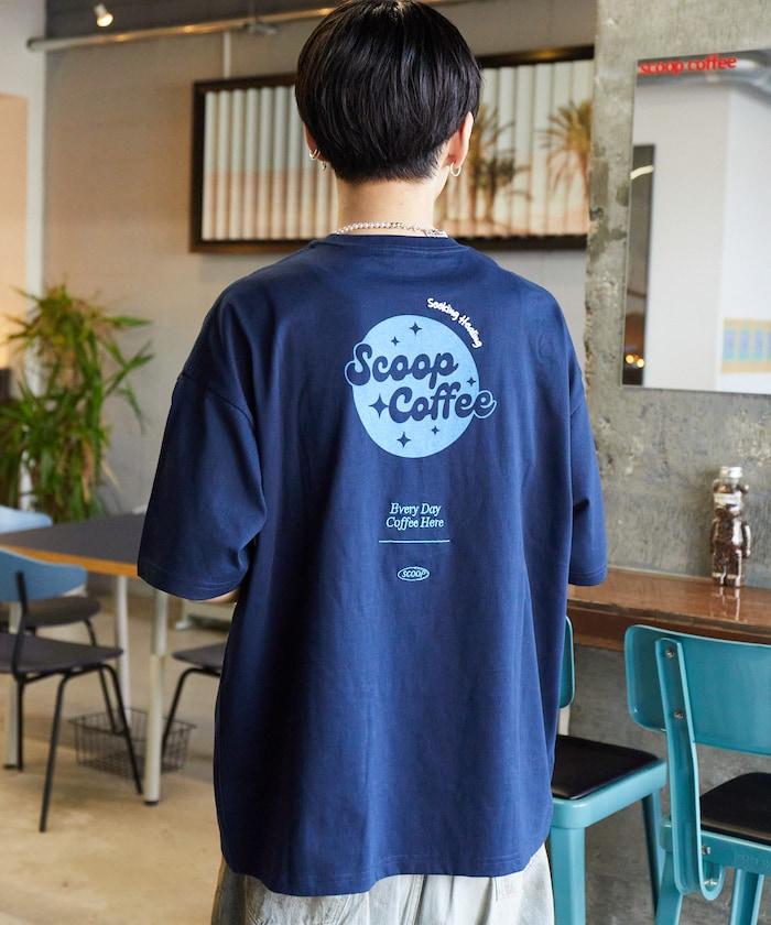 Scoop Coffee×FREAK'S STORE 聯名 大尺寸 後背印花 T恤