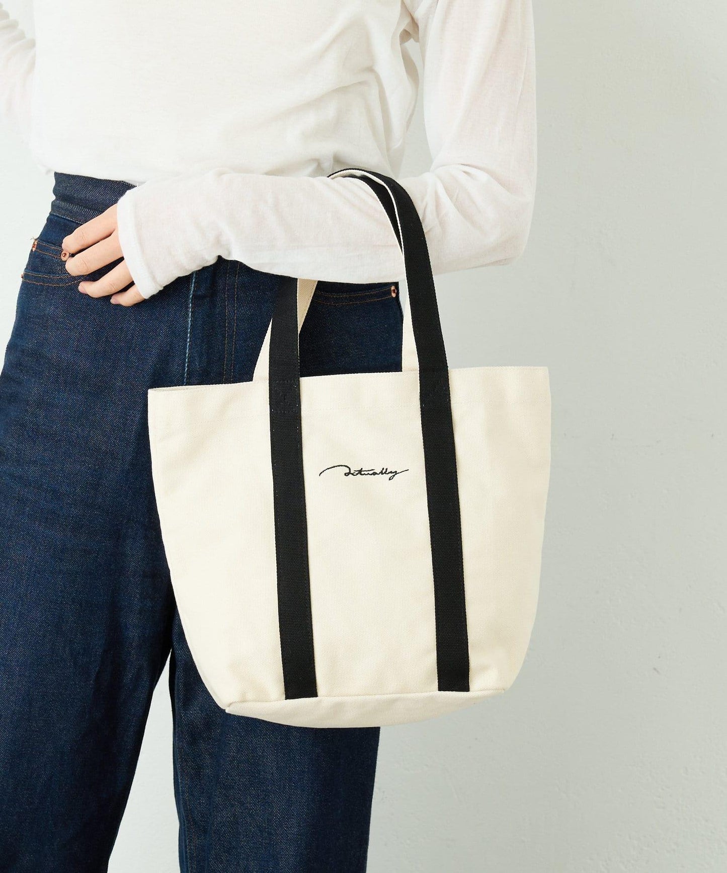 實際上 帆布手提包