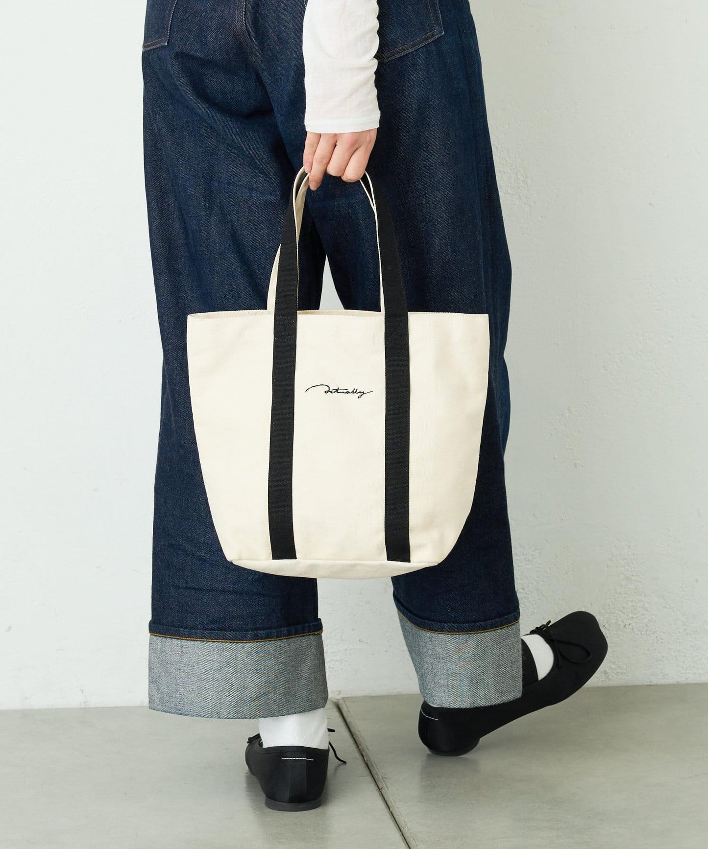 實際上 帆布手提包