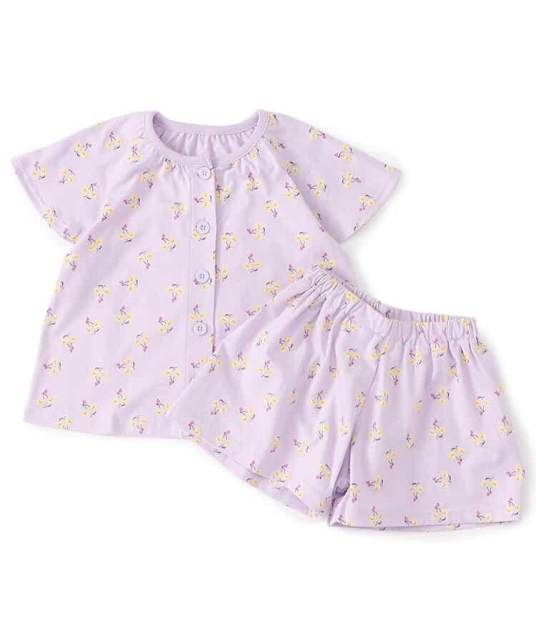 櫻桃前開襯衫睡衣