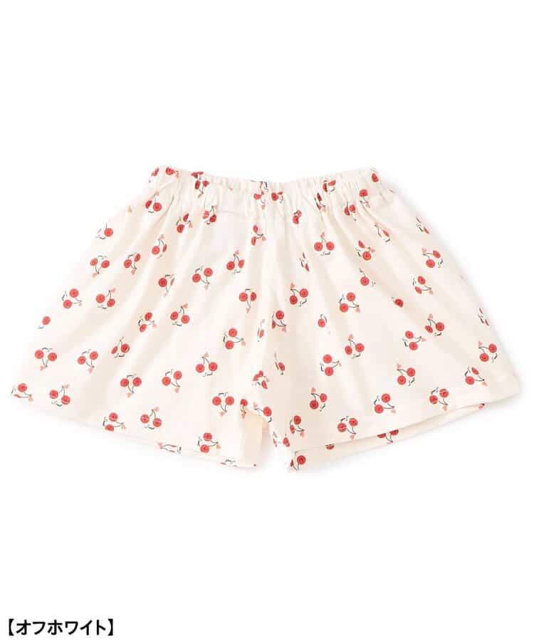 櫻桃前開襯衫睡衣