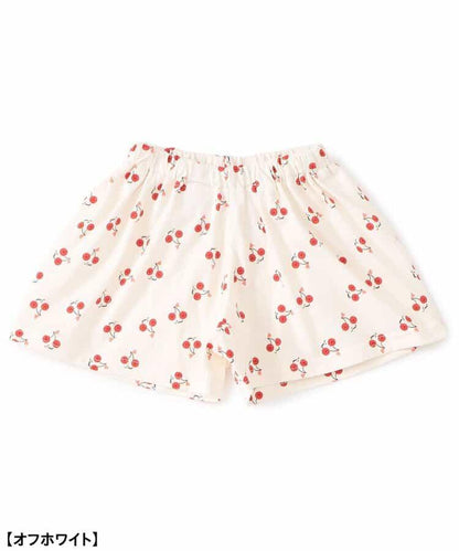 櫻桃前開襯衫睡衣