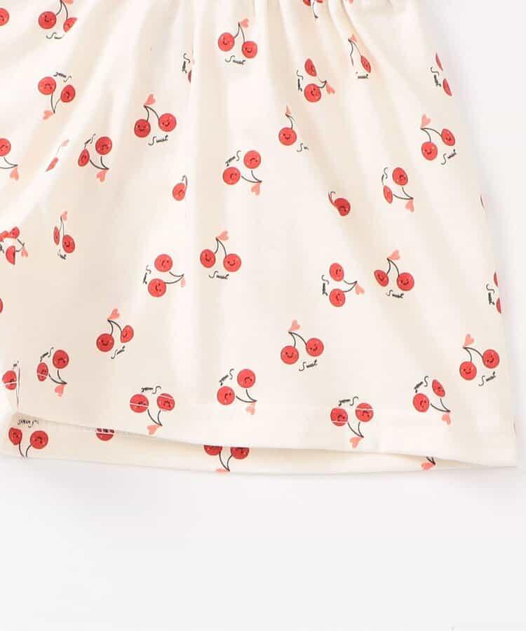 櫻桃前開襯衫睡衣