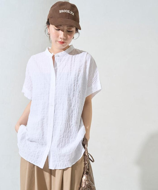 自然氣質 泡泡 法式短袖 長袖襯衫