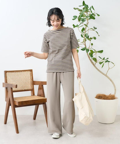 一點刺繡 短袖緊身巴士克襯衫