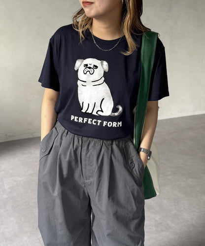 透明絨面短袖T-shirt