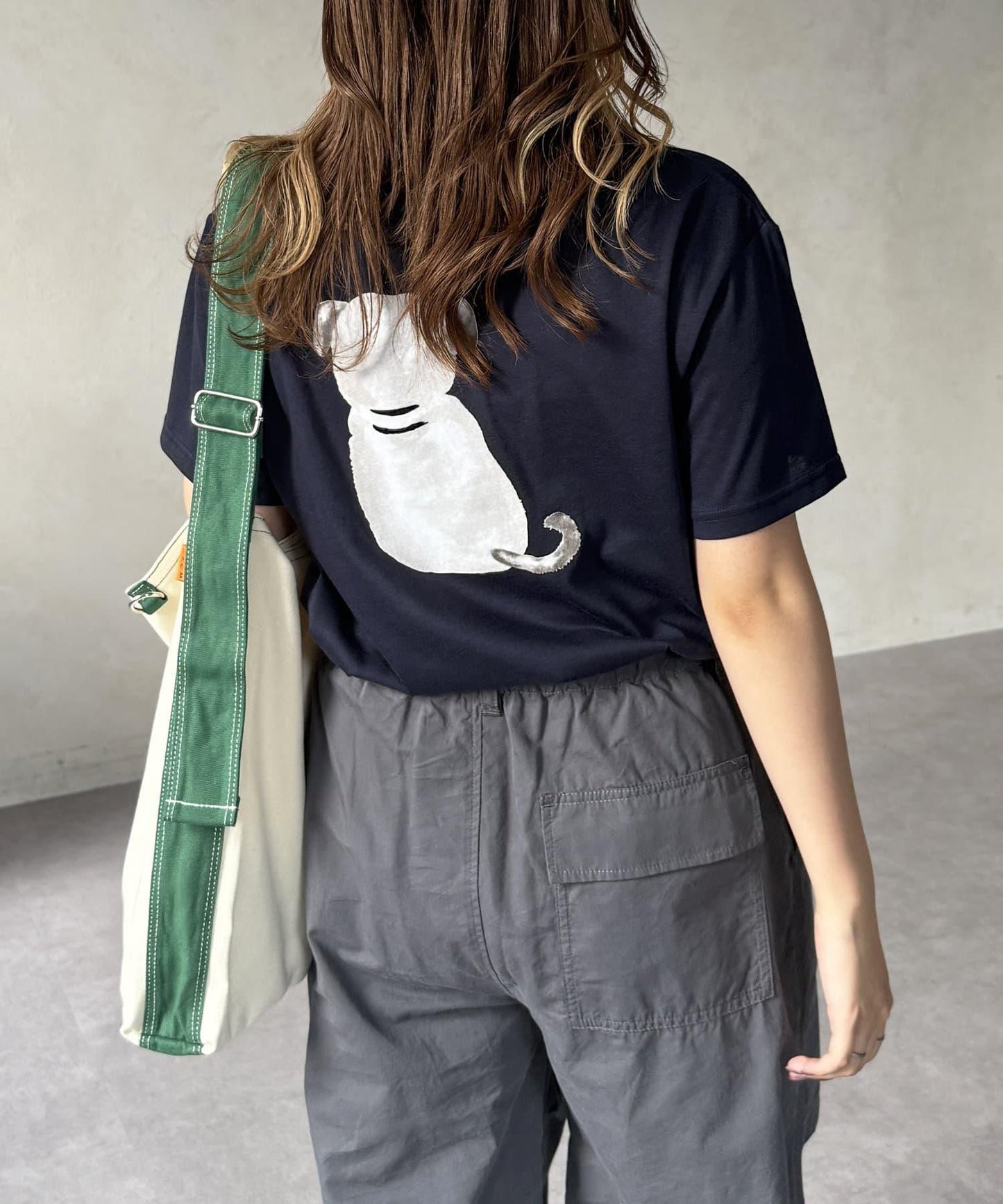透明絨面短袖T-shirt