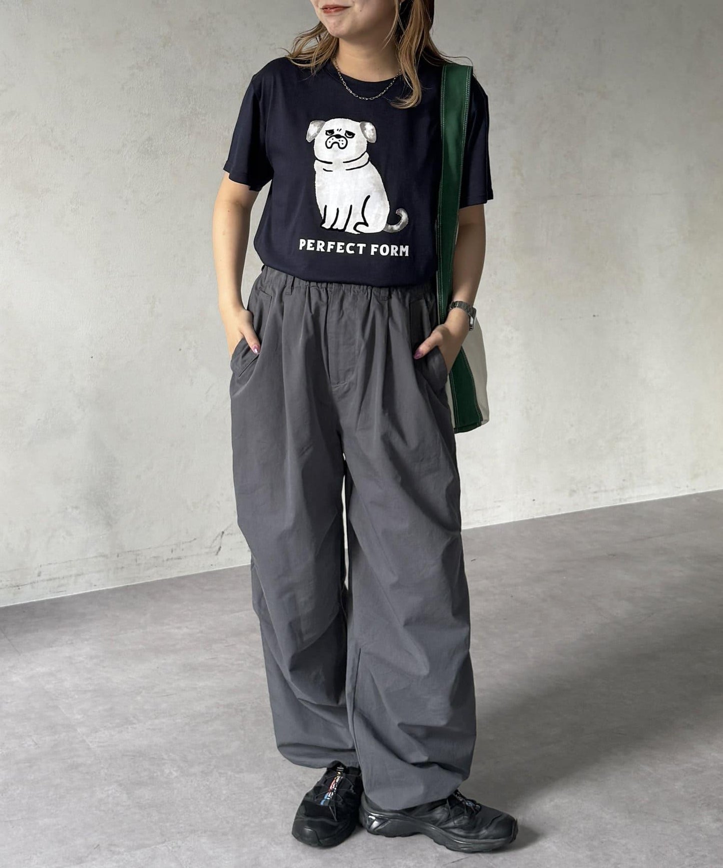 透明絨面短袖T-shirt