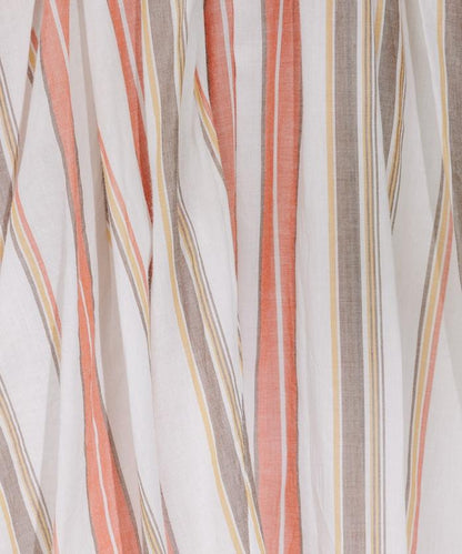 印度多色條紋飄擺裙