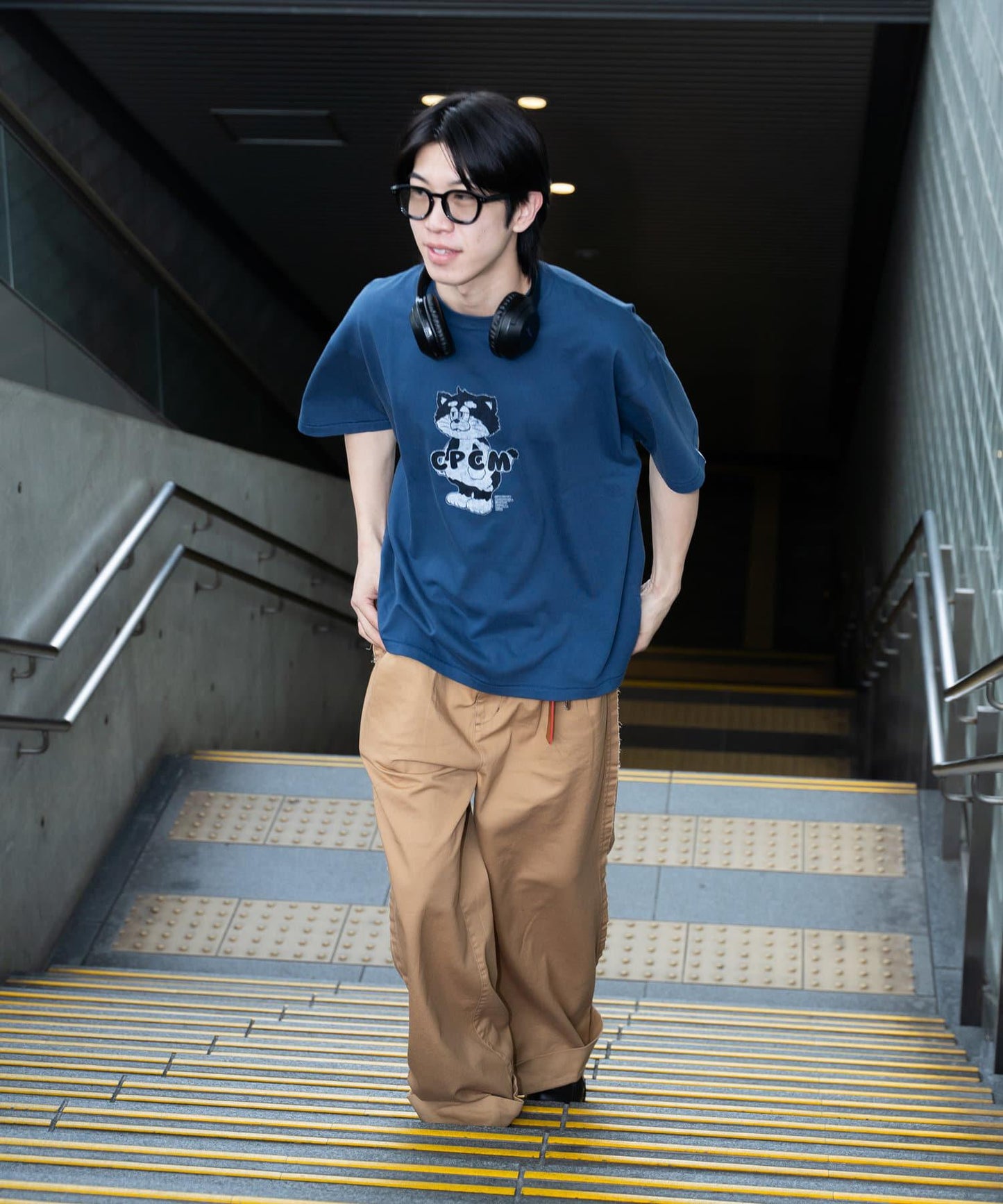 CPCM吉祥物印花T-shirt