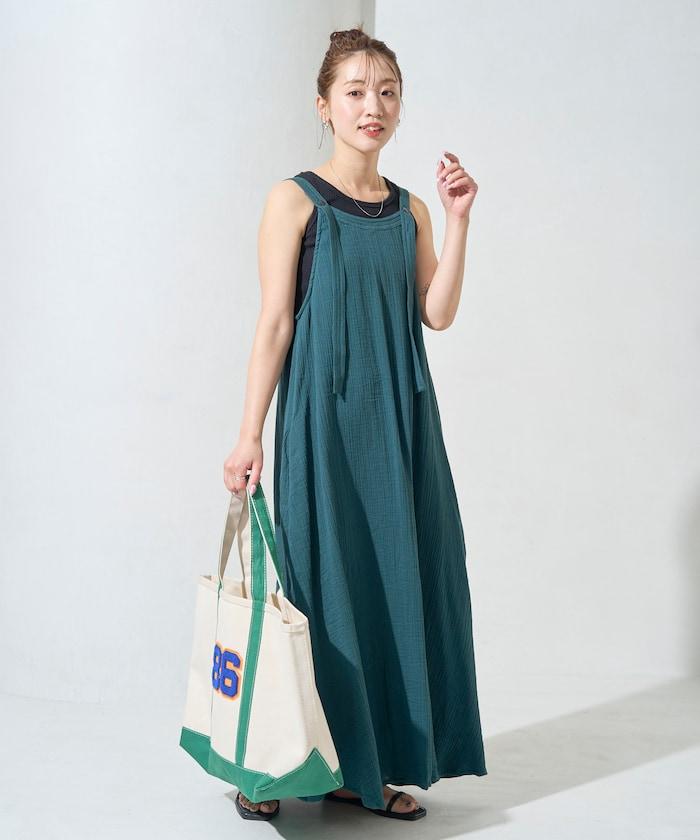 印度 雙層紗布 鈕釦 女士連衣裙