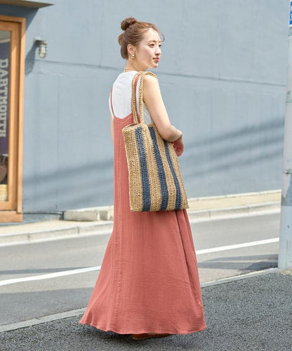 印度 雙層紗布 鈕釦 女士連衣裙