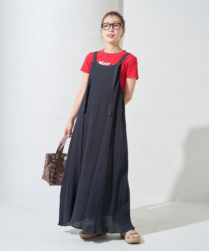 印度 雙層紗布 鈕釦 女士連衣裙