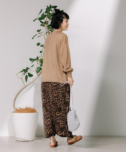 亞麻混紡針織套頭衫