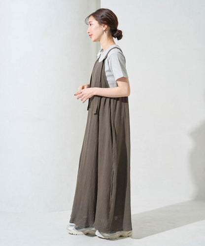 印度 雙層紗布 鈕釦 女士連衣裙