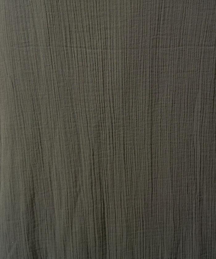 印度 雙層紗布 鈕釦 女士連衣裙