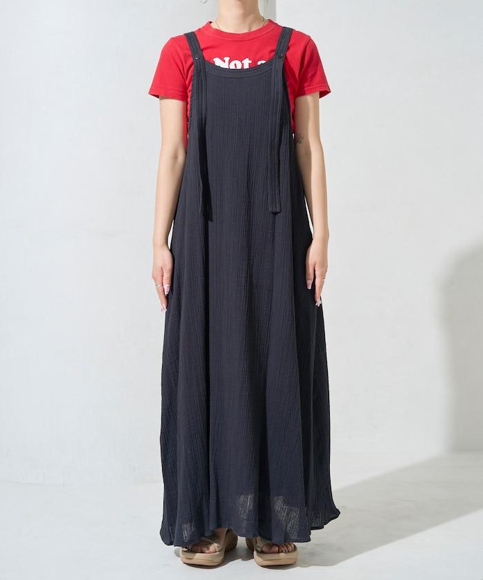 印度 雙層紗布 鈕釦 女士連衣裙