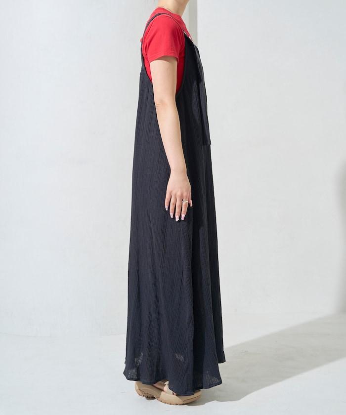 印度 雙層紗布 鈕釦 女士連衣裙