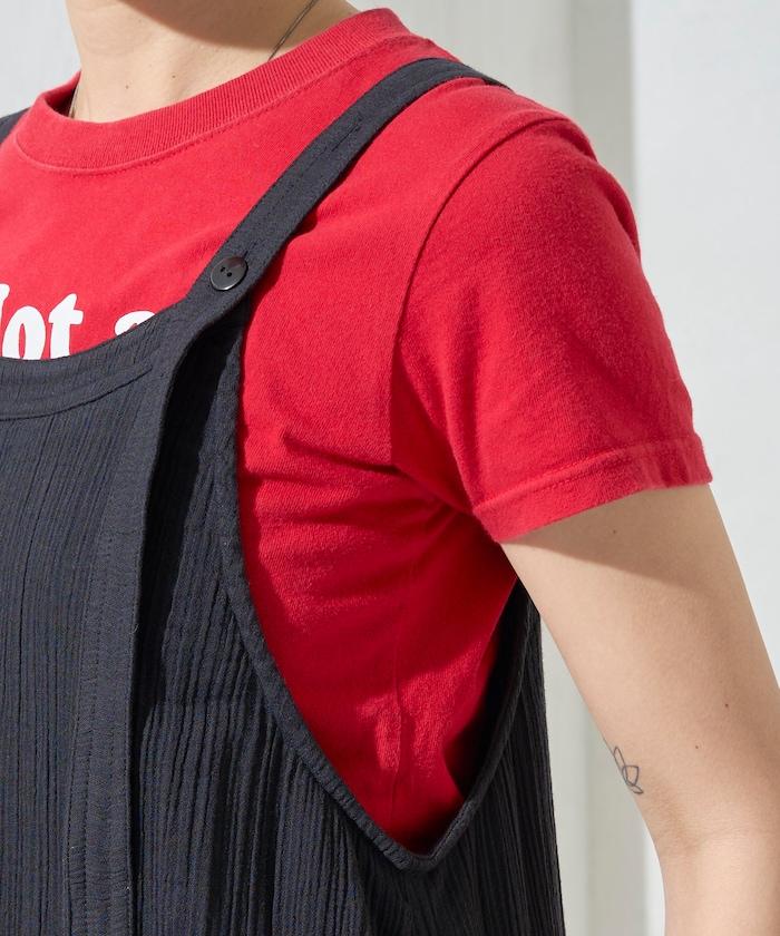 印度 雙層紗布 鈕釦 女士連衣裙