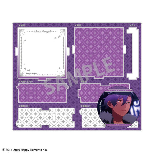 あんさんぶるスターズ!!追憶精選_『十字路口』 小花園罐頭徽章_乙狩 阿多尼斯/不死組