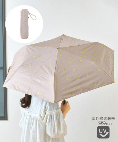 晴雨兼用日傘折ミモザ