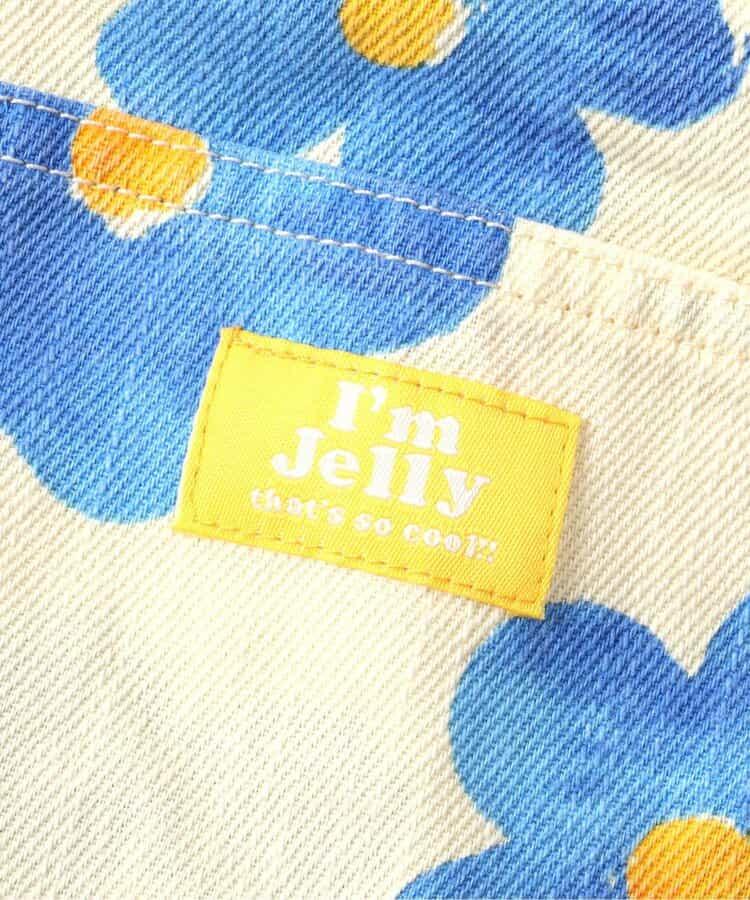 【I'm Jelly！】全印花短工裝連體褲