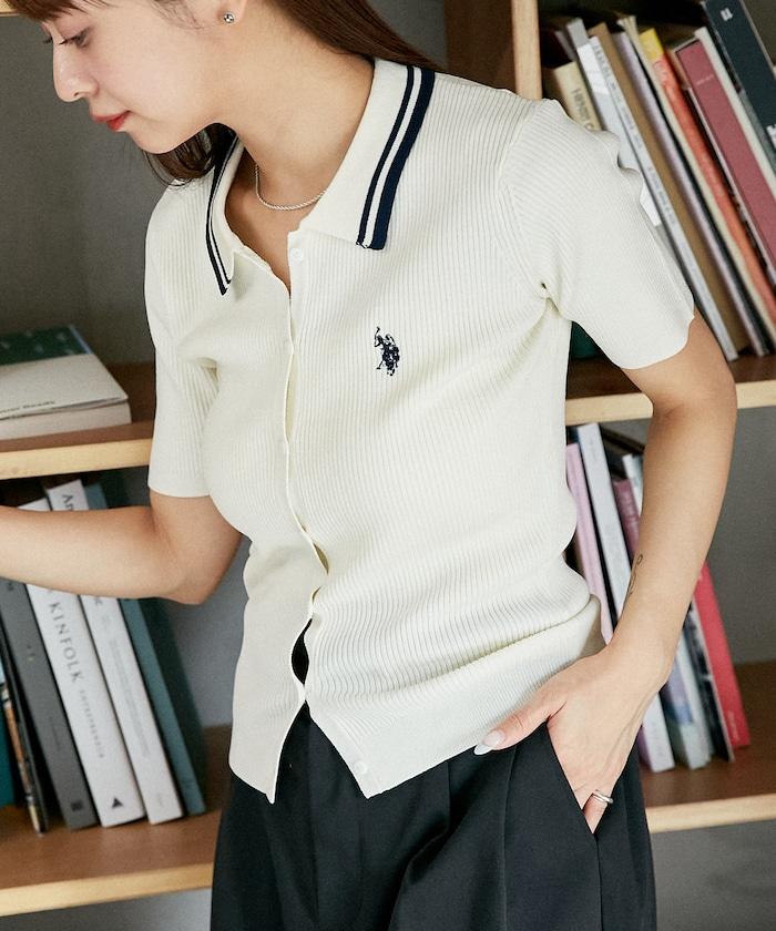 聯名 領配色 針織polo開衫 限定推出