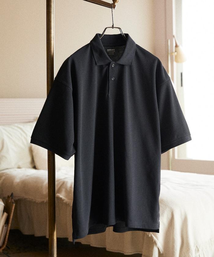 《AIR》DRY 高功能材料 粗針織 馬球衫/吸溼速幹/遮熱/防紫外線